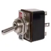 DPDT 3A Toggle Switch. With On-Off plate and metal actuator.