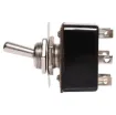 DPDT 3A Toggle Switch. With On-Off plate and metal actuator.