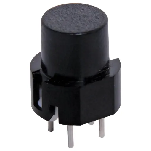 Switch type:  SPST momentary
Contact resistance:  &amp#880420M&amp#937
Contact breaking capacity: 10mA/35VDC
Actator diameter:  9mm
Insulation resistance: 100000M&amp#937
Dielectric strength:  500V
Inter-terminal capacity:  1pF
Life (nominal current &amp voltage):  500000 cycle
Temperature range:  -20&ordmC to +65&ordmC
Solderability:  235