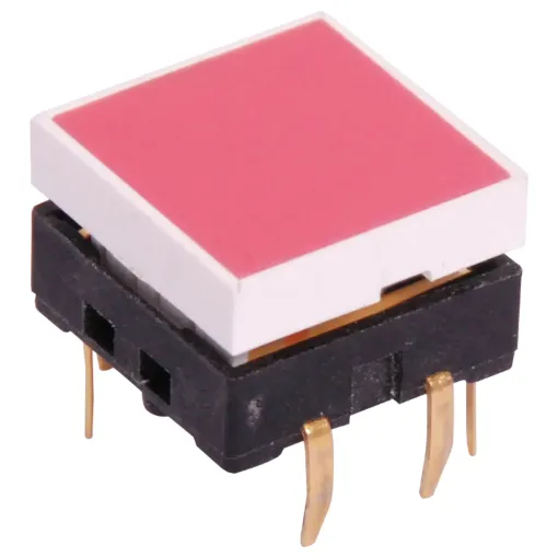 Switch Type: PCB Mount SPST Momentary
Contact Rating: 50mA @ 12V DC
Contact Resistance: < 100mO
LED Voltage : 5V DC Max
LED forward current: 7mA Typical