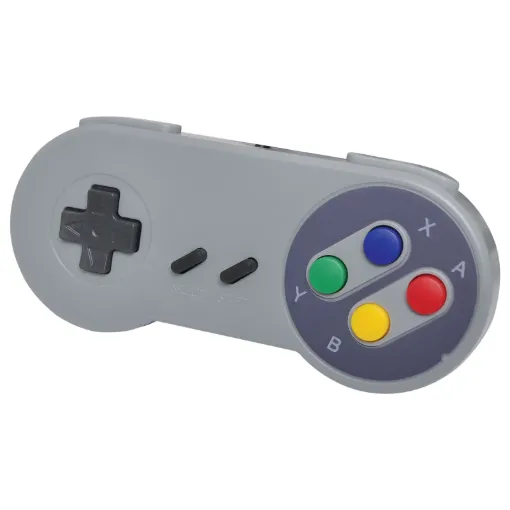 Bring back the retro! This controller has the same SNES layout although has a USB connector on the end of the cord. This allows it to connect to a PC/Raspberry Pi and be used with any flavour of emulation software.