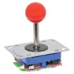 Ideal for gaming projects, this sturdy joystick provides multi directional control. Adjustable restrictor plate with 2, 4 or 8 way options.