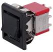 The Salecom range of miniature and sub-miniature rocker switches are pin for pin compatible with several other leading brands but at a fraction of the cost. DPDT solder tail mini rocker switch.