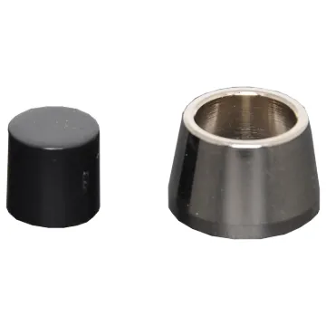 Dress nut and cap to suit S 1390 series push button switches.