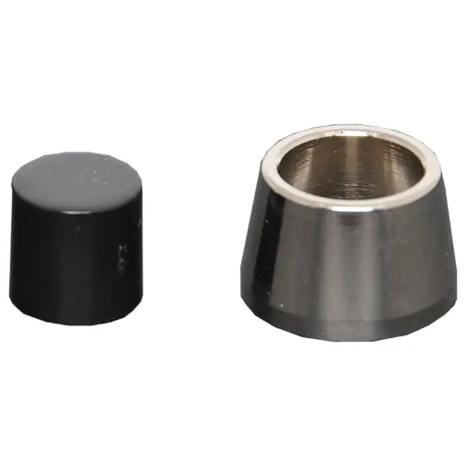 Dress nut and cap to suit S 1390 series push button switches.