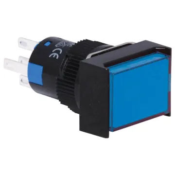 SPDT Momentary Action - Blue

Switch type: Momentary
Body material: High grade thermoplastic
Operating travel: 3.0mm
Actuating force: 200-500gm
Mech. lifetime: 1M operations min
Electrical life: ≥50,000 operations min.
Electrical rating: 250V AC