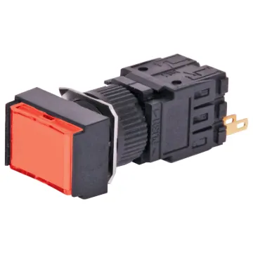 Alternate type illuminated switch incorporating a very positive, audible and tactile feel when operated. Includes provision for a globe. In-built diffuser can be directly engraved. Alternatively a clear printed label can be placed behind the coloured cove.