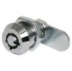 Key removable in locked position.