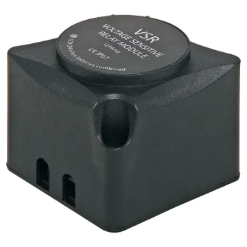This voltage sensitive relay module is designed to combine two batteries when charging and isolates each when not charging. It essentially isolates your auxiliary battery from your starter battery to prevent you inadvertantly fully discharging it.