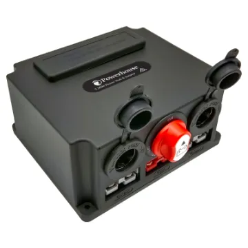 Designed to manage power distribution in your 12V or 24V vehicle. Measuring just 160x160x80mm, this box is packed with connections.