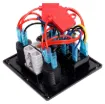 Switch all your gear on and off with this handy power control plate for cars, caravans and 4WDs. Includes; 4x Rocker switches with blue LED, 2x 50A Anderson style connectors with covers, 1x 12V Car Accessory socket and 2x 5V USB Type-A Ports.