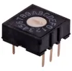 Temperature range: -10C to +60°C Non switching rating: 50V DC @ 100mA Switching rating: 5V DC @ 100mA Contact resistance (Rc): 100m max. Insulation resistance: 100M min @ 250VAC Voltage proof: 250V AC for 1 min. Mech life: (Rc < 150m