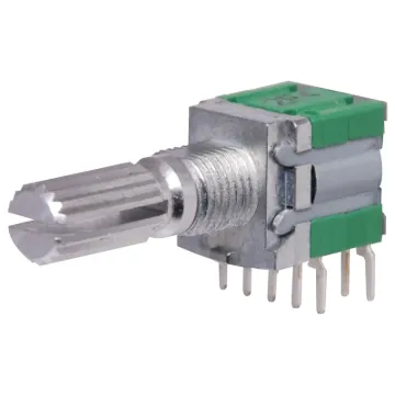 Rating: 16V DC, Max Operating Current: 10mA, Contact resistance: 50m max, Insulation Resistance: 100VDC 100M Ohm Min., Withstand Voltage: 100VAC 1minute, Operating Force: 400+/- 200gf/cm, Rotational Life: 10,000 Cycles, Resolution: 20 pulses/360&deg