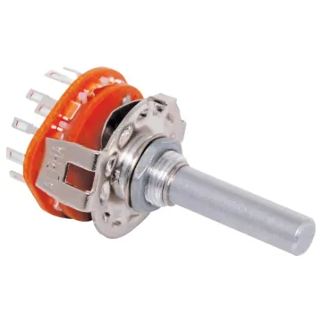 Shaft &Oslash: 6.35mm
Shaft Length: 30mm
Shaft Shape: Round
Contact Timing: Break before make
Contact Rating: 125V AC/DC @350mA
Termination: Solder Tag Terminals