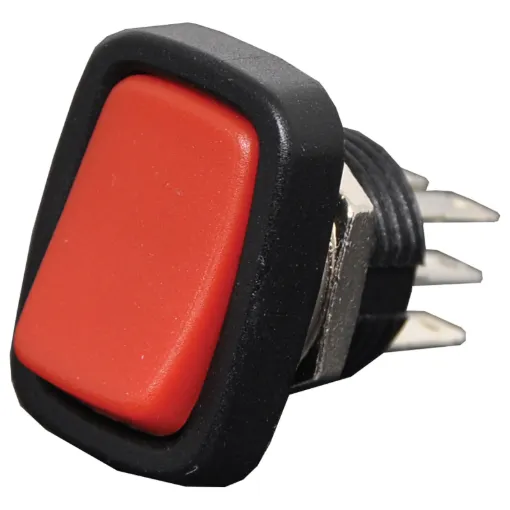 Switch Type: DPDT Alternate Rocker Switch
Contact Rating: 3A @ 250V AC
Panel Cutout: 12mm&Oslash
Panel Thickness: 6mm Max.