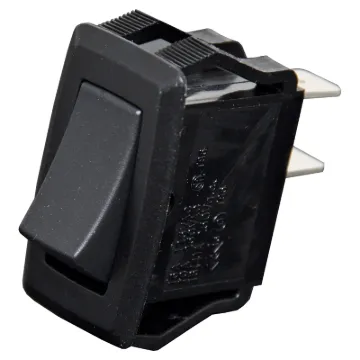 Switch Type: SPST
Contact Rating: 10A @ 250V AC
Panel Cutout: 27.6 x 13.8 mm 
Electrical Life: 20,000 Cycles
Mechanical Life: 100,000 Cycles
Contact Resistance: <50mR
Insulation Resistance: >100MR
Dielectric Strength: >1500V AC 1 Minute