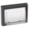 This membrane cover works to prevent dust and water landing on and affecting the switch.