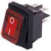 An IP65 rated weatherproof alternate rocker switch for use in switch panels where the switch may be exposed to the elements. Ideal for use on industrial machinery, pumps etc.
