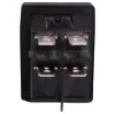 An IP65 rated weatherproof alternate rocker switch for use in switch panels where the switch may be exposed to the elements. Ideal for use on industrial machinery, pumps etc.