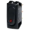 Designed for use in low voltage applications, this LED illuminated panel mount rocker switch is an SPST alternate type.