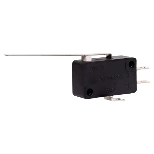 Switch Type: SPDT Momentary
Contact Rating: 250VAC 5A for Resistive load, 250VAC 4A for Inductive load
Contact Resistance: <15mR
Actuator Length: 51mm