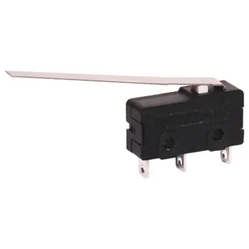 A handy miniature limit microswitch with 37mm actuator. This size is commonly found in joystick designs in industrial and amusement equipment. Ideal for replacement or new mechatronic designs.