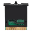 Panel mount Decimal coded units which slot together to produce a bank of switches. Each unit is engraved (white on black). Output is 8-4-2-1 weighting.Gold plated PCB tracks and connections. Cutout for one unit plus end caps 16 x 30mm. Allow further 8mm p