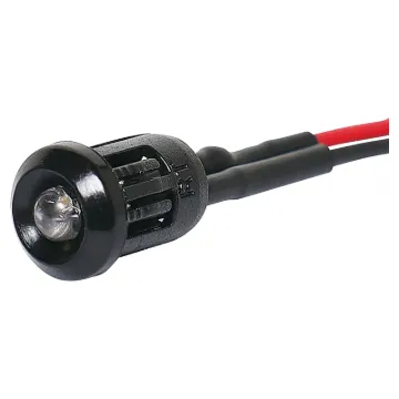 Working Voltage: 5-15VDC
Mounting Hole: 6mm dia.
Mounting Depth: 18mm
Lead Length: ˜ 190mm