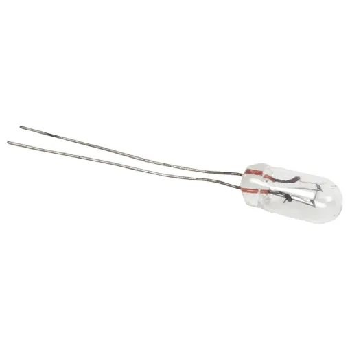 6x3.2mm globes as used in miniature equipment and model railways. Supplied without fly leads, 26mm legs.