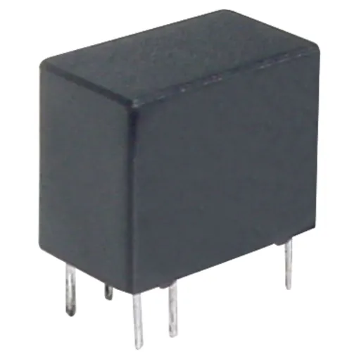 Max voltage: 125V AC, 60V DC 
Max current: 1A DC 
Max VA (Watts): 62.5VA (30W) 
Contact material: Gold Plated Silver 
Coil resistance: 166&Omega; 
Max coil power: 150mw 
Insulation resistance: >1000M&Omega; @ 500V DC 
Dielectric strength (for 1 min
