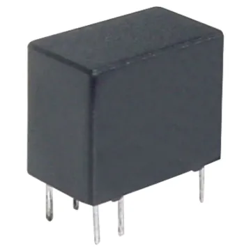 Max voltage: 125V AC, 60V DC 
Max current: 1A DC 
Max VA (Watts): 62.5VA (30W) 
Contact material: Gold Plated Silver 
Coil resistance: 960&Omega
Max coil power: 150mw 
Insulation resistance: >1000M&Omega @ 500V DC 
Dielectric strength (for 1 min): 
400V AC between open contacts 
1000V AC between coil & contact 
Electrical life: 100,000 op