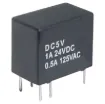 Max voltage: 125V AC, 60V DC 
Max current: 1A DC 
Max VA (Watts): 62.5VA (30W) 
Contact material: Gold Plated Silver 
Coil resistance: 3840&Omega 
Max coil power: 150mw 
Insulation resistance: >1000M&Omega @ 500V DC 
Dielectric strength (for 1 min): 
400V AC between open contacts 
1000V AC between coil & contact 
Electrical life: 100,00
