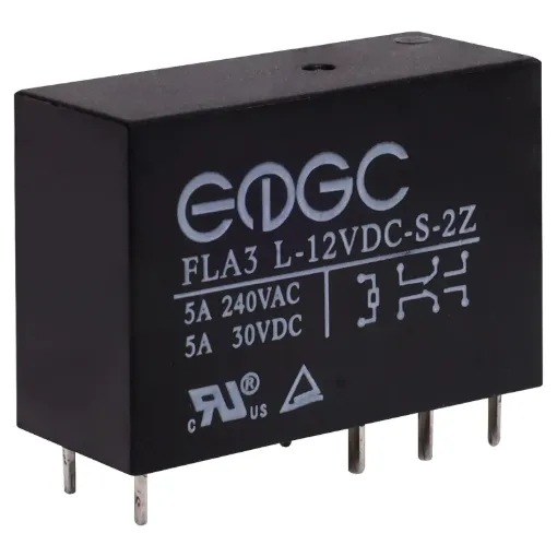 Note: This relay is marked with UL approved 5A 240VAC ratings, however max switching current specification is 8A 250VAC/30VDC