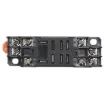 Can be either DIN rail mounted or chassis mounted as required. Connections are via screw terminals.