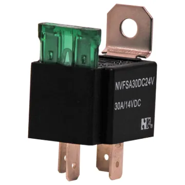 Suitable for automotive applications such as alarms, lights, etc.

Fitted with 30A blade fuse.