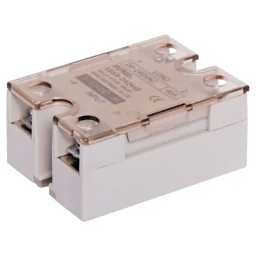 No moving parts and no contact arcing. Features zero voltage turn on, zero current turn off. Switches AC only. 3-32V DC coil.