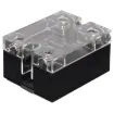 No moving parts and no contact arcing. Features zero voltage turn on, zero current turn off. Switches DC only. 5-30V DC coil.