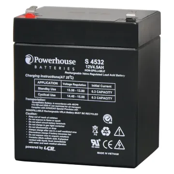 This 12V 4.5Ah sealed lead acid (SLA) battery is a compact battery for powering 12V equipment.