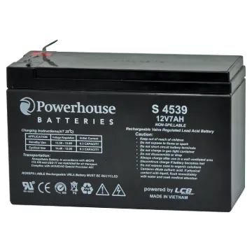 This 12V 7Ah sealed lead acid (SLA) battery is a compact battery for powering 12V equipment.