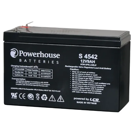 This 12V 9Ah sealed lead acid (SLA) battery is one of the most common size SLA batteries in use.