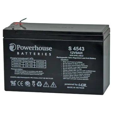 This 12V 9Ah sealed lead acid (SLA) battery is a compact battery for powering 12V equipment.