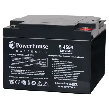 his 12V 26Ah sealed lead acid (SLA) battery is a compact battery for powering 12V equipment.