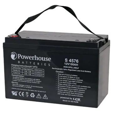 This 12V 100Ah sealed lead acid (SLA) battery is a compact battery for powering 12V equipment.