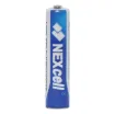 Low discharge Ni-MH batteries ready for use straight out of the pack and rechargeable in a AA or AAA charger. Recharge up to 1000 times. Hold up to 85% capacity even when unused for 12 months. 900mAH Capacity.
