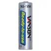 Low discharge Ni-MH batteries ready for use straight out of the pack and rechargeable in a AA or AAA charger. Recharge up to 1000 times. Hold up to 85% capacity even when unused for 12 months. 2300mAH Capacity

Suitable for our A 0281 charger.