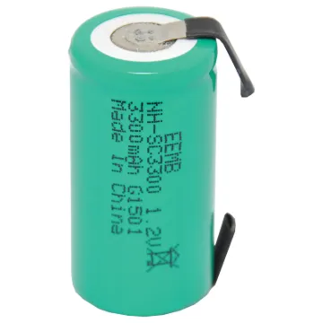 High performance, high capacity 3300mAh NiMH rechargeable batteries. Sold individually. 

With solder connection tags.

Sub-C size is commonly used in power tool battery packs.