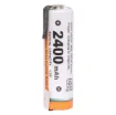 High quality NiMH 2400mAh rechargeable batteries.