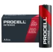 AA size, pack of 24. Procell Alkaline Intense AA industrial batteries are specifically designed to last longer in high drain professional devices that require a high amount of power or peaks of power, such as electronic door locks, soap dispensers or security cameras.