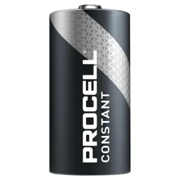 Procell Alkaline Constant C size industrial batteries are ideal for powering low drain professional devices which require constant current over a long period of time.