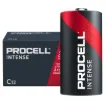 C size, pack of 12. Procell Alkaline Intense C industrial batteries are specifically designed to last longer in high drain professional devices that require a high amount of power or peaks of power, such as a soap dispenser.